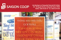 Liên hiệp Hợp tác xã Thương mại Thành phố Hồ Chí Minh thông báo mời thầu