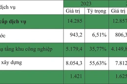 Kết quả kinh doanh hợp nhất của Công ty CP Hạ tầng GELEX. Nguồn: Bản cáo bạch của Hạ tầng GELEX, đơn vị tính: tỷ đồng