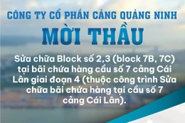 Công ty cổ phần Cảng Quảng Ninh thông báo mời thầu