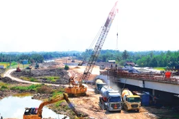 Dự án thành phần 1 (đoạn qua TP.HCM) thuộc Dự án Vành đai 3 TP.HCM có chiều dài 47,35 km, tổng mức đầu tư hơn 22.411 tỷ đồng. Ảnh: Song Lê