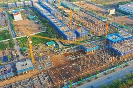 Nguồn việc gia tăng trong năm 2026, mở ra cơ hội rất lớn cho ngành xây dựng. Ảnh: Lê Khôi