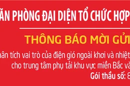Văn phòng GIZ Hà Nội thông báo mời gửi hồ sơ quan tâm