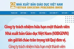 Công ty Trách nhiệm hữu hạn một thành viên Nhà xuất bản Giáo dục Việt Nam thông báo mời nộp báo giá