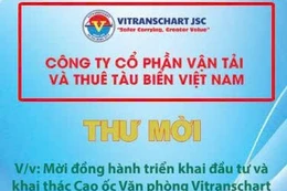 Công ty cổ phần Vận tải và Thuê tàu biển Việt Nam thông báo
