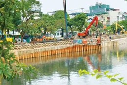 Hà Nội đang cùng lúc triển khai thực hiện nhiều dự án, công trình. Ảnh: Lê Tiên