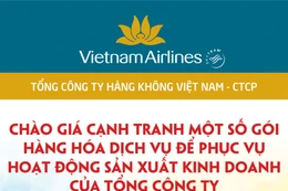 Tổng công ty Hàng không Việt Nam - CTCP thông báo chào giá cạnh tranh