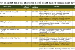 Nhiều DN phát hành trái phiếu với lãi suất hai con số