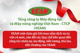 Tổng công ty Máy động lực và Máy nông nghiệp Việt Nam - CTCP mời chào giá 