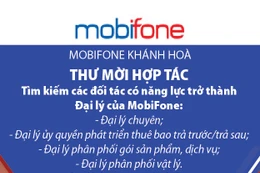 MobiFone Khánh Hòa thông báo thư mời hợp tác