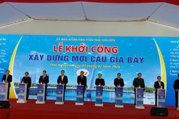 Khởi công xây dựng cầu Gia Bảy tạo trục kết nối chiến lược qua sông Cầu