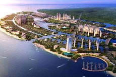 Dự án Tuyến đường sắt kết nối trung tâm TP.HCM đến huyện Cần Giờ có điểm cuối dự kiến tiếp giáp Dự án Khu đô thị du lịch lấn biển Cần Giờ. Ảnh: Song Lê