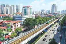 Công ty CP Tư vấn đầu tư và Xây dựng giao thông vận tải vừa ký 2 hợp đồng tư vấn lớn trong lĩnh vực đường sắt đô thị tại Hà Nội. Ảnh: Lê Tiên