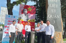 Lãnh đạo SAWACO dự Lễ khánh thành công trình lắp đặt trụ nước uống trực tiếp tại Đài Liệt sĩ Quận 3 (phường Xuân Hòa, TP. Hồ Chí Minh)