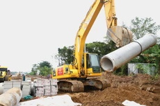 Nhiều gói thầu xây lắp đã và đang được cải thiện tốt hơn về tiến độ. Ảnh: Nhã Chi