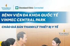 Bệnh viện Đa khoa Quốc tế Vinmec Central Park thông báo thư mời chào giá thanh lý tài sản