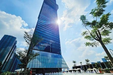 Tòa tháp Trung tâm tài chính quốc tế - Saigon Marina IFC tại TP.HCM. Ảnh: Lam Giang