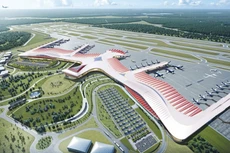 Sun Group đang triển khai đầu tư mở rộng Cảng hàng không quốc tế Phú Quốc. Ảnh: Tiên Giang