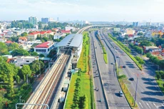Dự án tuyến đường sắt đô thị kéo dài từ metro Bến Thành - Suối Tiên về Trung tâm hành chính tỉnh, sân bay Long Thành có chiều dài khoảng 41,4 km, sơ bộ tổng mức đầu tư hơn 60.261 tỷ đồng. Ảnh: Lê Tiên