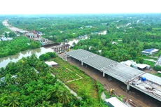 An Giang phấn đấu đến ngày 30/9 giải ngân 70% kế hoạch vốn, ngày 31/12/2025 hoàn thành mục tiêu giải ngân 100% kế hoạch vốn đầu tư công. Ảnh: Lê Tiên