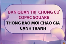 Ban Quản trị chung cư Copac Square thông báo mời chào giá cạnh tranh