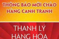 Thông báo mời chào giá cạnh tranh thanh lý hàng hóa tại Công ty TNHH Xe máy Thuận Tiến Phát