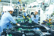 Tổng vốn đầu tư nước ngoài đăng ký vào Việt Nam tính đến ngày 31/7/2025 đạt 24,09 tỷ USD, tăng 27,3% so với cùng kỳ năm trước. Ảnh: Lê Tiên