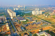 Khu vực vùng ven Hà Nội sẽ hình thành nhiều đại đô thị quy mô lớn, nguồn cung dồi dào, có chất lượng nhằm đáp ứng nhu cầu dịch chuyển dân cư ra khỏi nội đô. Ảnh: Lê Tiên