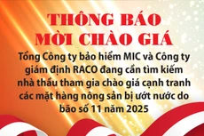 Thông báo mời chào giá