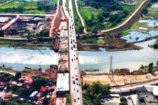 Cầu Xương Giang dự kiến được hợp long vào ngày 28/11/2025. Ảnh: BN