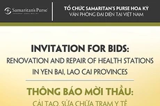 INVITATION FOR BIDS: Renovation and Repair of Health Stations in Yen Bai, Lao Cai Provinces