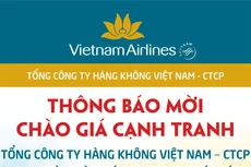 Tổng công ty Hàng không Việt Nam - CTCP thông báo mời chào giá cạnh tranh