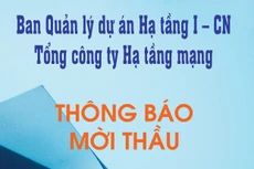 Ban Quản lý Dự án hạ tầng I thông báo mời thầu