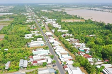 Tổng diện tích đất cần giải phóng mặt bằng tại Dự án cao tốc Cà Mau - Đất Mũi là khoảng 713,09 ha. Ảnh minh họa: Tiên Giang