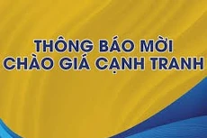 Thông báo mời chào giá cạnh tranh thanh lý lô hàng điện máy các loại