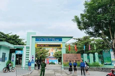 Gói thầu Thi công xây dựng và thiết bị thuộc Dự án Nâng cấp, mở rộng Trường Tiểu học Lê Văn Tám - giai đoạn 1 (TP. Đà Nẵng) đang chờ rà soát lại. Minh họa: NC st