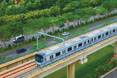 Dự thảo Nghị định bổ sung mức phí bảo hiểm và mức khấu trừ bảo hiểm công trình trong thời gian xây dựng của đường tàu điện ngầm/metro. Ảnh: Song Lê