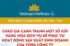 Tổng công ty Hàng không Việt Nam - CTCP thông báo chào giá cạnh tranh