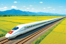 Dự án Đường sắt tốc độ cao trên trục Bắc - Nam đang bước vào giai đoạn nước rút của công tác chuẩn bị đầu tư. Ảnh: Phúc An AI