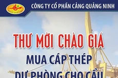 Công ty cổ phần Cảng Quảng Ninh thông báo thư mời chào giá