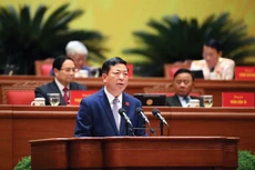 Bộ trưởng Bộ Xây dựng Trần Hồng Minh tham luận về vấn đề “Đột phá mạnh mẽ phát triển kết cấu hạ tầng trong kỷ nguyên mới”