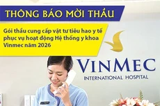 Công ty cổ phần Bệnh viện Đa khoa Quốc tế Vinmec thông báo mời thầu