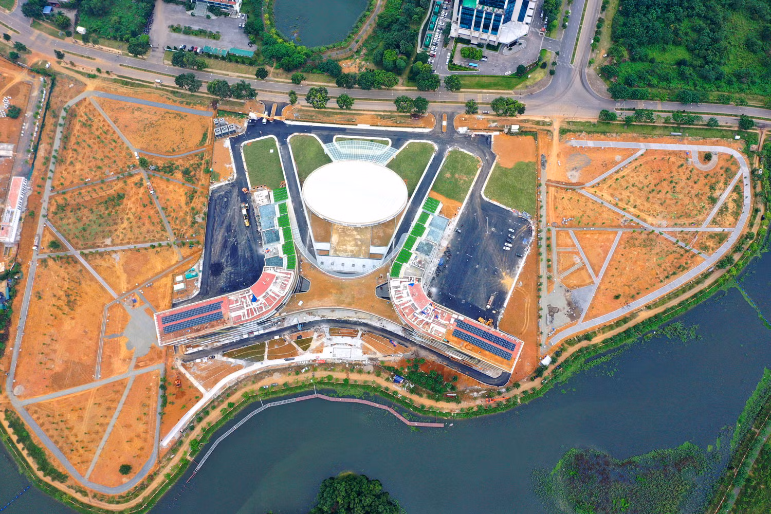 NIC Hòa Lạc nhìn từ trên cao