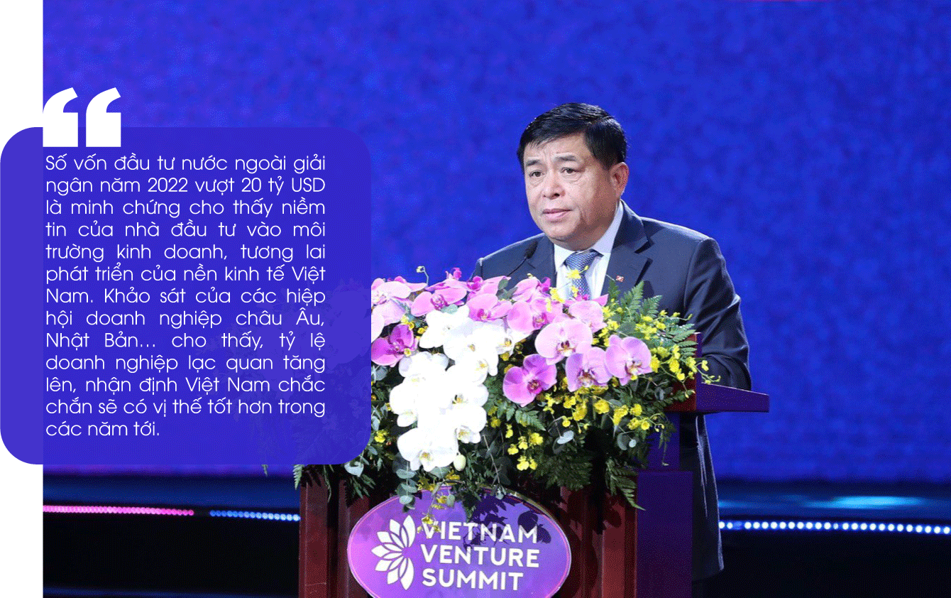 Bộ trưởng phát biểu tại Diễn đàn Quỹ đầu tư Khởi nghiệp sáng tạo Việt Nam - Vietnam Venture Summit 2022