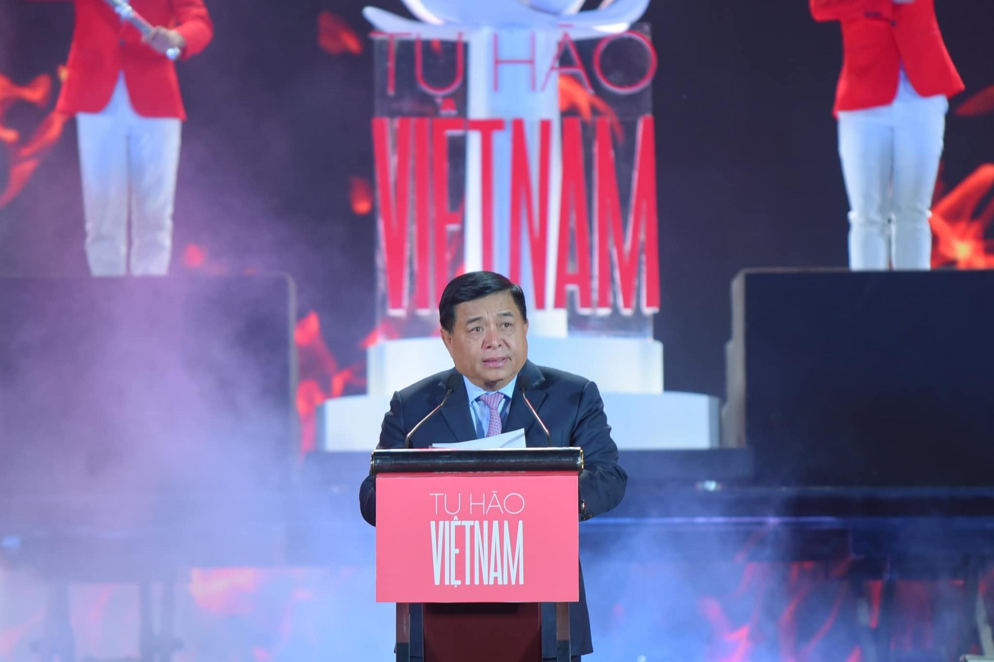 Bộ trưởng Bộ Kế hoạch và Đầu tư Nguyễn Chí Dũng phát biểu tại sự kiện