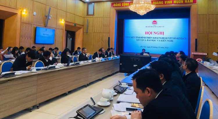 Thứ trưởng Bộ Kế hoạch và Đầu tư Trần Duy Đông chủ trì Hội nghị