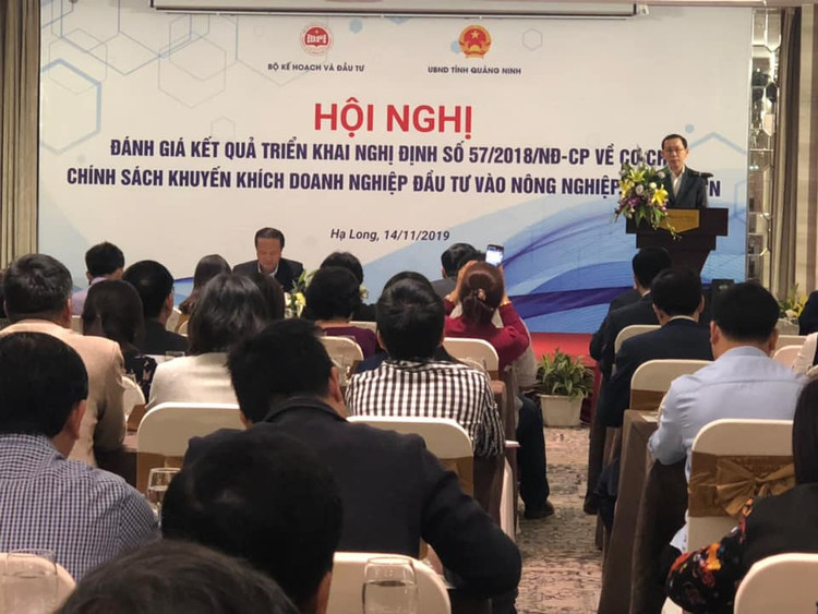 Hội nghị tập trung đánh giá tình hình triển khai Nghị định số 57/2018/NĐ-CP và tìm hướng tháo gỡ những khó khăn, vướng mắc (ảnh: HV)