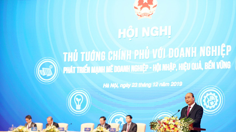 Thủ tướng Chính phủ phát biểu khai mạc Hội nghị. Ảnh Lê Tiên