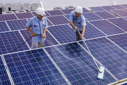 Đến nay, quy mô hoàn thành đầu tư xây dựng và đưa vào vận hành thương mại các dự án điện mặt trời đạt khoảng 4.500MW (ảnh: Internet)