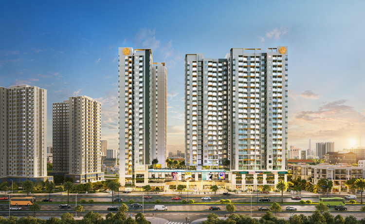 Moonlight Avenue có quy mô gần 9.000m2, bao gồm 2 toà tháp căn hộ cao 25 tầng, cung cấp ra thị trường hơn 800 sản phẩm