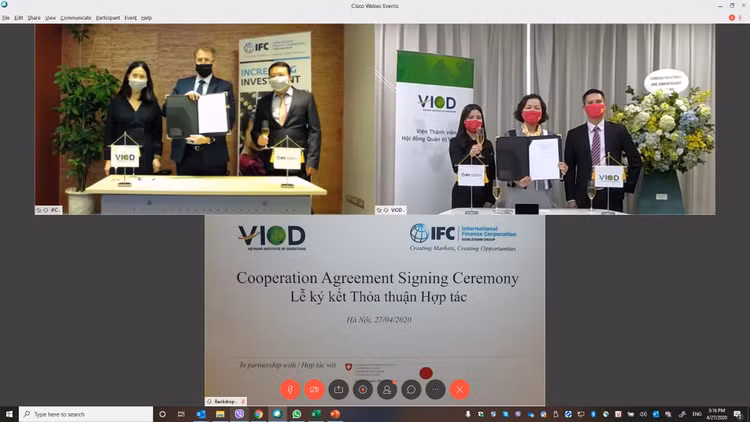 Sự hợp tác và hỗ trợ kỹ thuật tích cực của IFC và các bên liên quan giúp VIOD đẩy mạnh hoạt động và trở thành tổ chức đi đầu thúc đẩy quản trị công ty trên thị trường